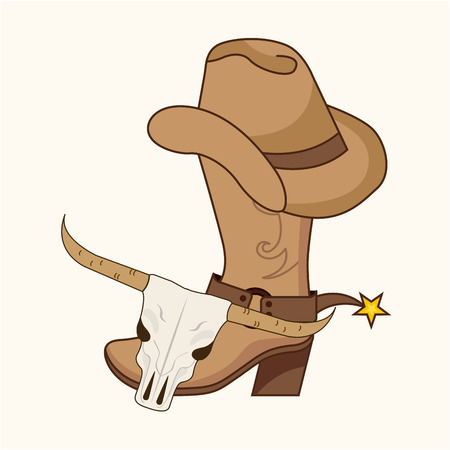 old west design, vector illustration eps10 graphicのイラスト素材