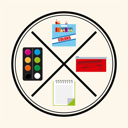 back to school designのイラスト素材