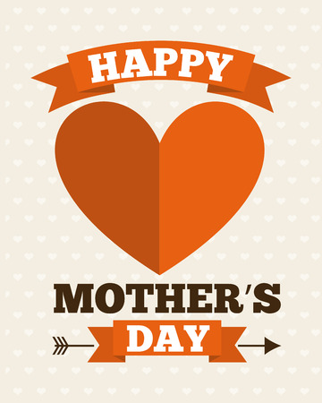 mothers day design, vector illustration eps10 graphicのイラスト素材