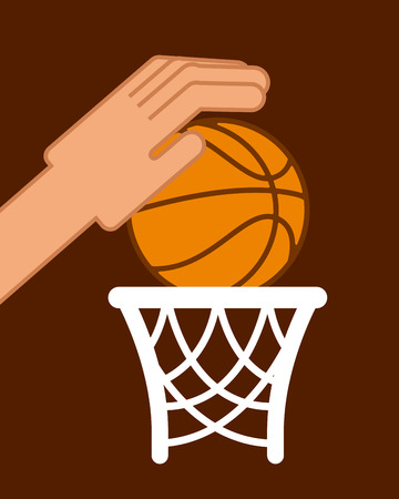 basketball sport design, vector illustration のイラスト素材