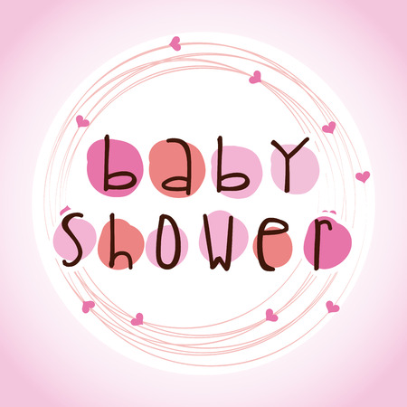 baby shower design, vector illustrationのイラスト素材