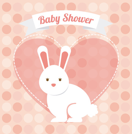 baby shower design, vector illustration のイラスト素材