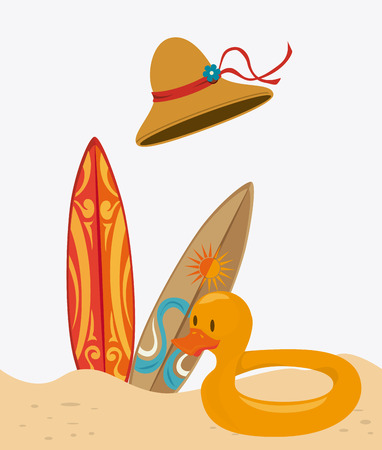 Summer design, vector illustration.のイラスト素材