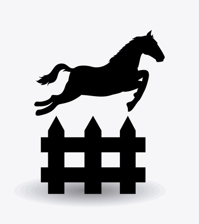 Farm design over white background, vector illustration.のイラスト素材