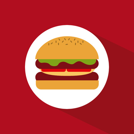 fast food design, vector illustrationのイラスト素材