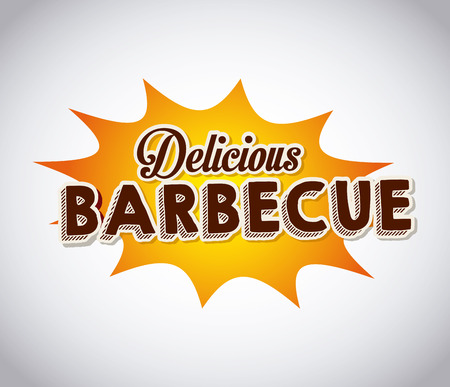 delicious barbecue design, vector illustration eps10 graphicのイラスト素材