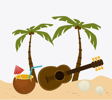 Summer design, vector illustration.のイラスト素材