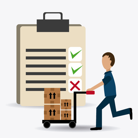 Delivery design over white background,vector illustration.のイラスト素材