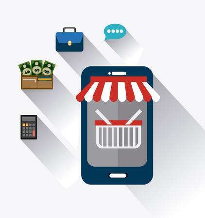 Marketing design over white background, vector illustration.のイラスト素材