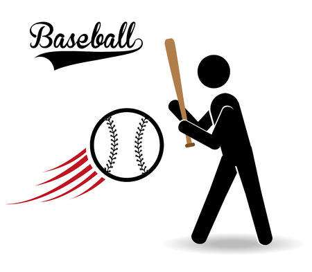Sport design over white background, vector illustration.のイラスト素材