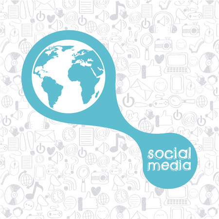 social media design, vector illustration eps10 graphicのイラスト素材