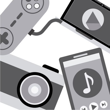 gadgets icon design, vector illustration eps10 graphicのイラスト素材