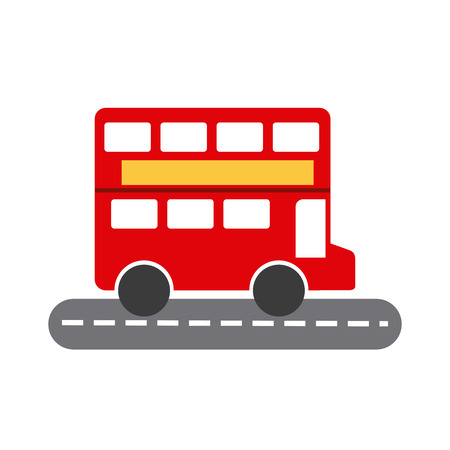 bus london design, vector illustration eps10 graphicのイラスト素材