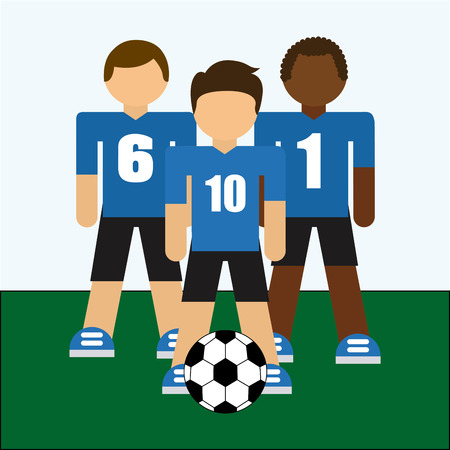soccer sport designのイラスト素材