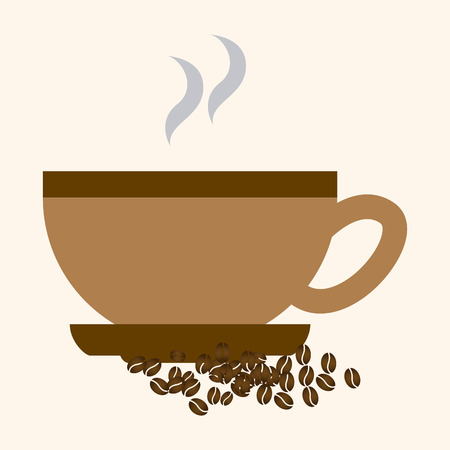delicious coffee design, vector illustration eps10 graphicのイラスト素材
