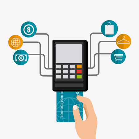 E commerce design illustration.のイラスト素材