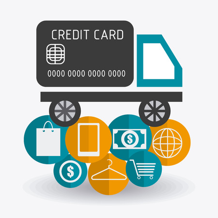 E commerce design illustration.のイラスト素材