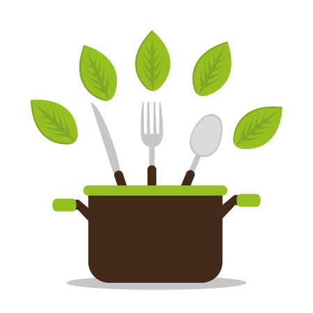 Food design over white backgroundのイラスト素材