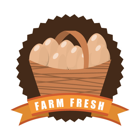 farm fresh design, vector illustration eps10 graphicのイラスト素材