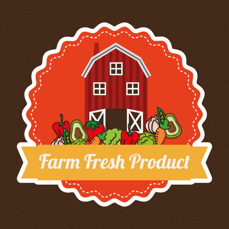 farm fresh design, vector illustration eps10 graphicのイラスト素材