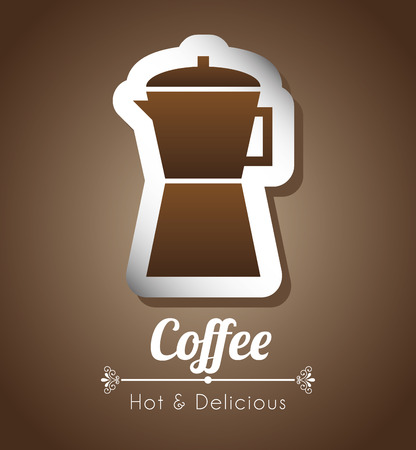 coffee shop design, vector illustration eps10 graphicのイラスト素材