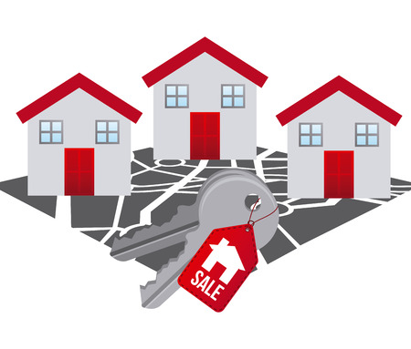 real estate design, vector illustration eps10 graphicのイラスト素材