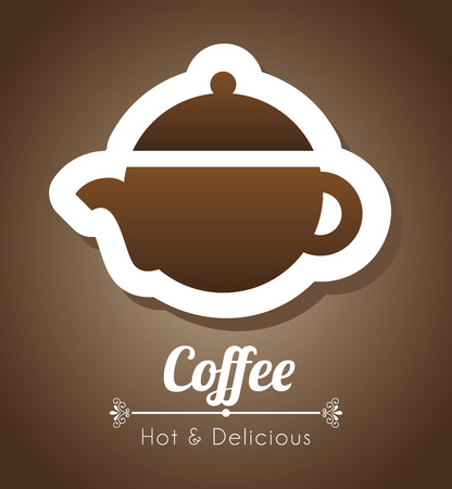 coffee shop design, vector illustration eps10 graphicのイラスト素材