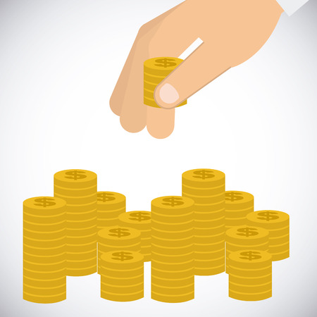 money concept design, vector illustration eps10 graphicのイラスト素材