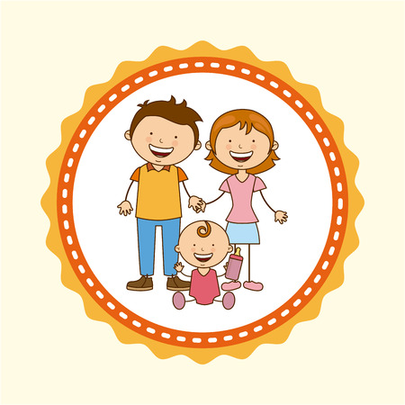 family love design, vector illustration eps10 graphicのイラスト素材