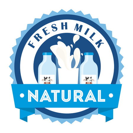 milk product design, vector illustration eps10 graphicのイラスト素材