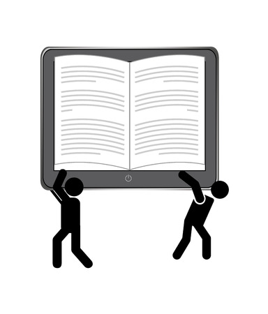 e-book design, vector illustration eps10 graphicのイラスト素材