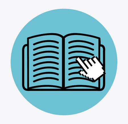 e-book design, vector illustration eps10 graphicのイラスト素材