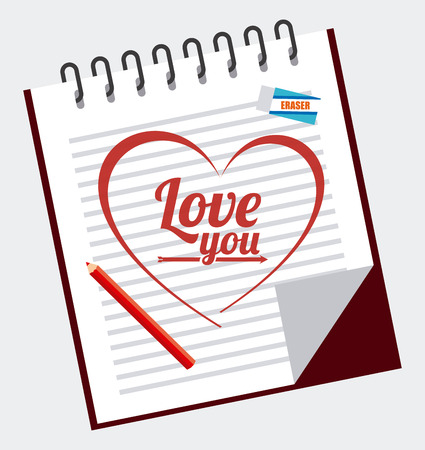 love card design, vector illustration eps10 graphicのイラスト素材