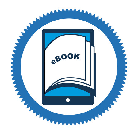 e-book design, vector illustration eps10 graphicのイラスト素材