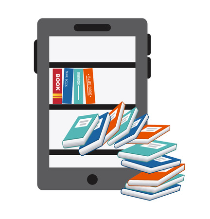 e-book design, vector illustration eps10 graphicのイラスト素材