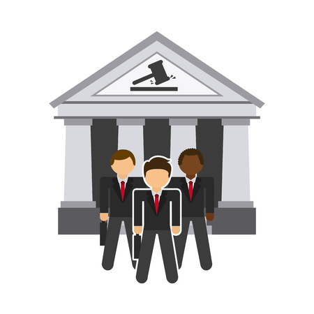 justice icon design, vector illustration eps10 graphicのイラスト素材