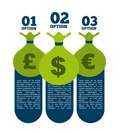 money infographics design, vector illustration eps10 graphicのイラスト素材