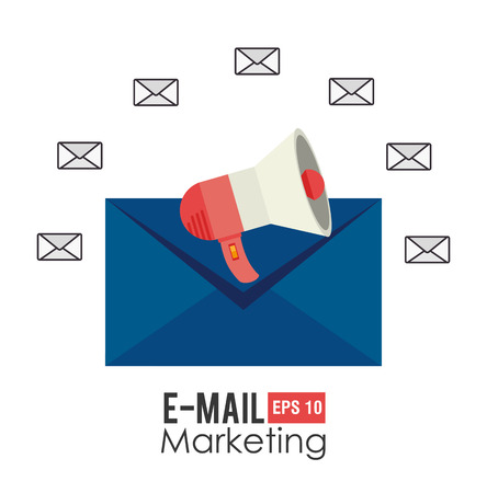 Email marketing design, vector illustration.のイラスト素材
