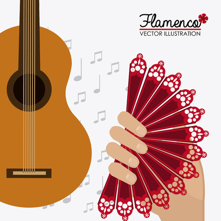 Gipsy design over white background, vector illustration.のイラスト素材