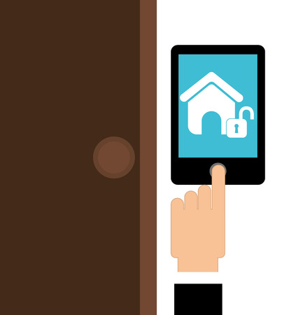 smart house design, vector illustration eps10 graphicのイラスト素材