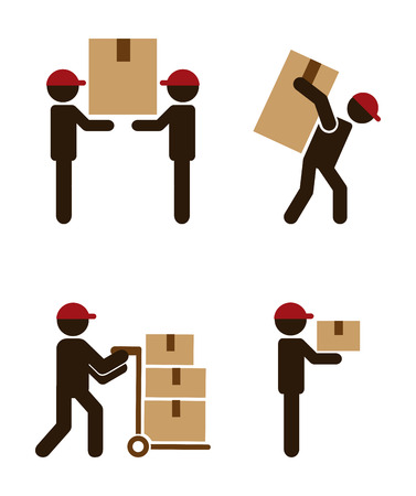 delivery concept design, vector illustration eps10 graphicのイラスト素材