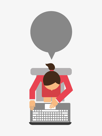 user icon design, vector illustration eps10 graphicのイラスト素材