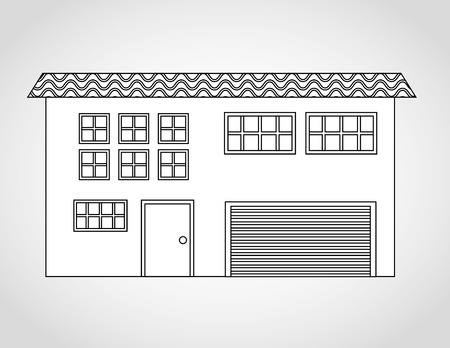 real estate design, vector illustration eps10 graphicのイラスト素材