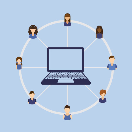 social network design, vector illustration eps10 graphicのイラスト素材