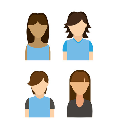 users icon design, vector illustration eps10 graphicのイラスト素材