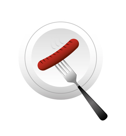bbq icon design, vector illustration eps10 graphicのイラスト素材