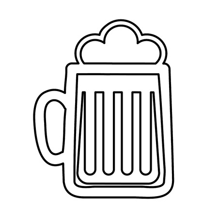 beer glass design, vector illustration eps10 graphicのイラスト素材