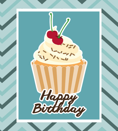 happy birthday design, vector illustration eps10 graphicのイラスト素材