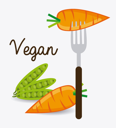 Food design over white background, vector illustration.のイラスト素材