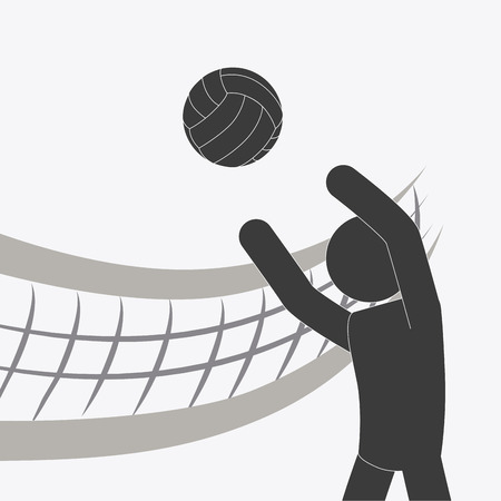 Sport design over white background, vector illustration.のイラスト素材